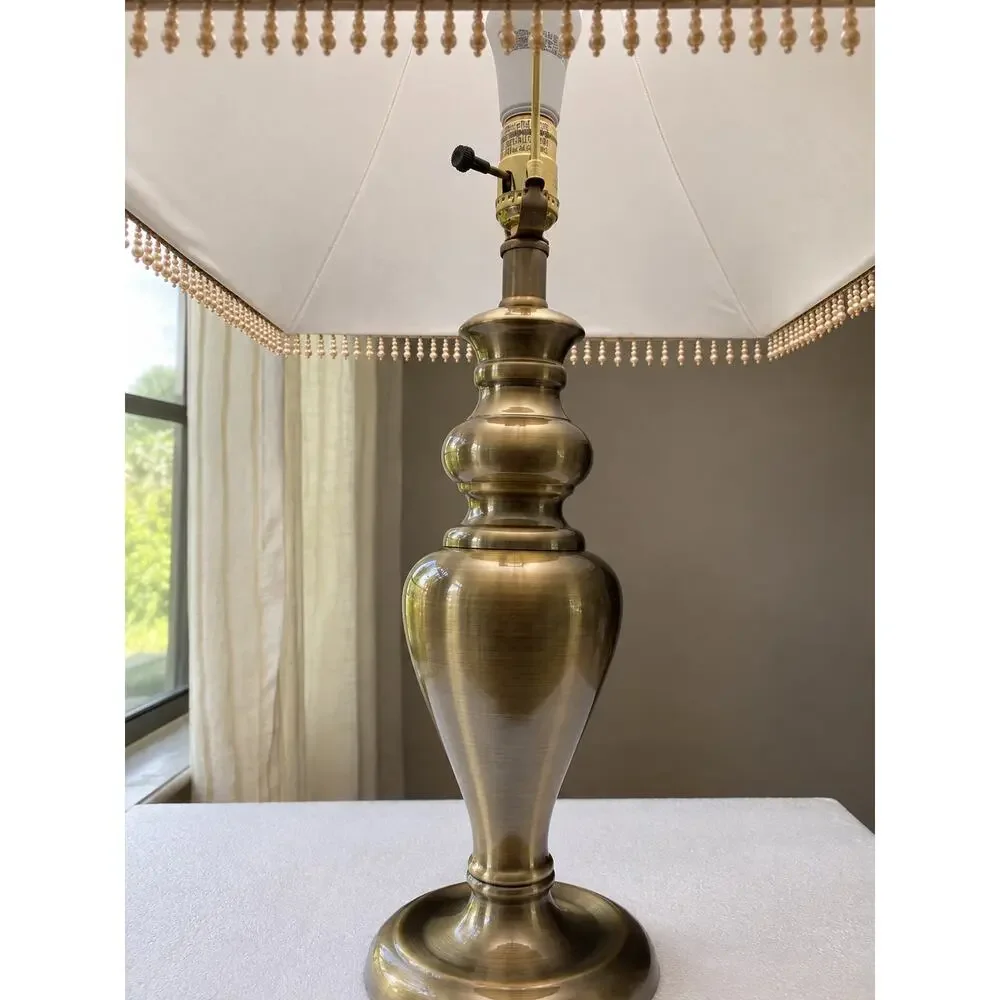 Vintage brass accented